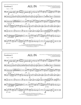 ALL IN (arr. Tom Wallace) - Trombone 2