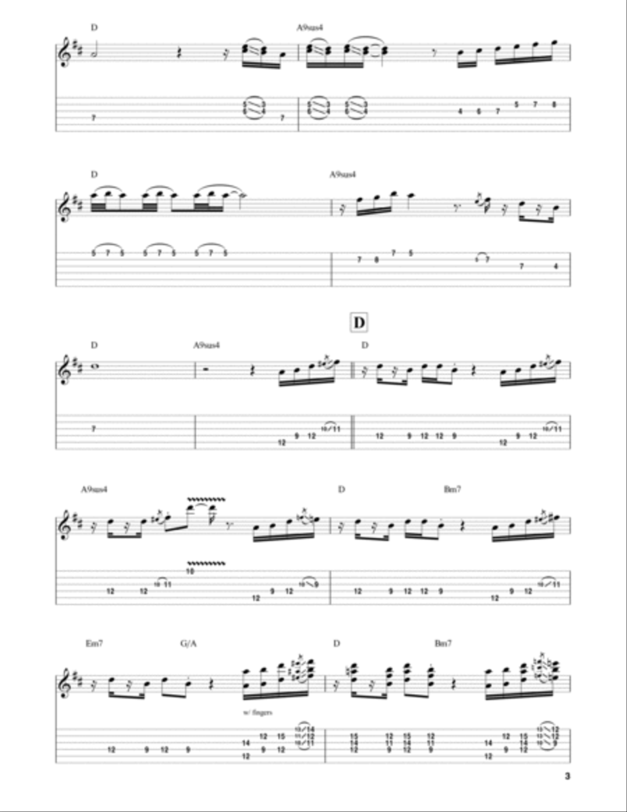 Breezin' Breezin' Acoustic Guitar scores gallery preview page 3