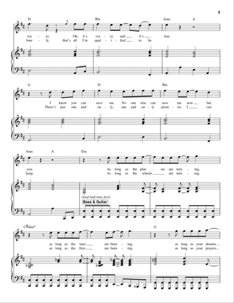 I'd Do Anything For Love (But I Won't Do That) Piano scores gallery preview page 5