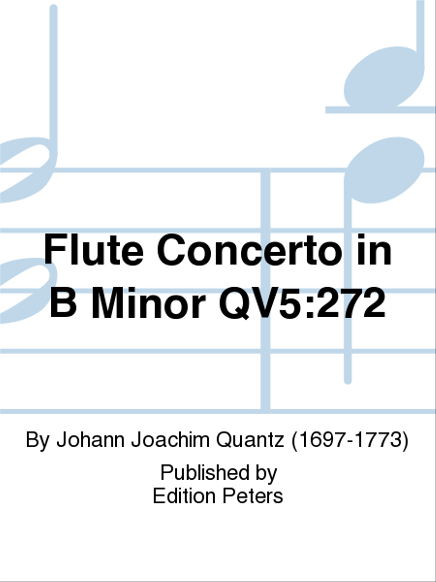 Flute Concerto in B minor QV 5:272 (Edition for Flute and Piano) Flute Solo scores gallery preview page 1