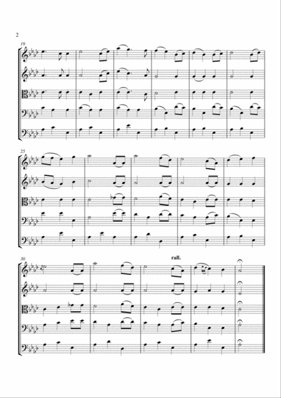 Lullaby Op 49, #4 Orchestra scores gallery preview page 2