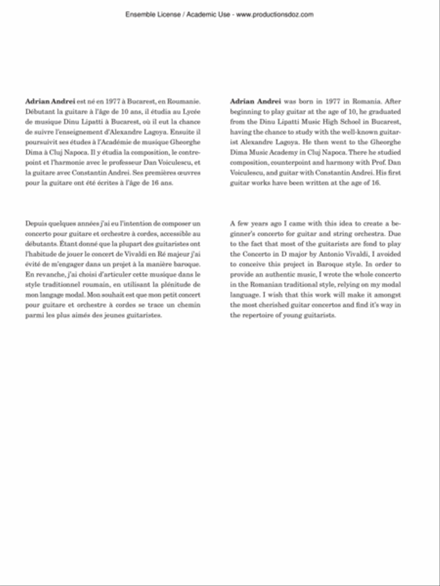 Concertino facile Concertino facile Score scores gallery preview page 2