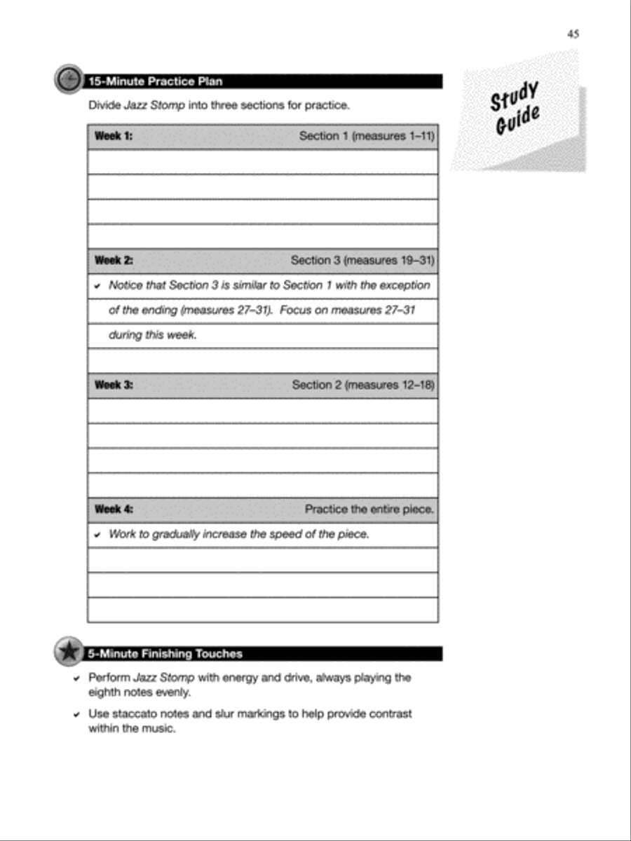 Piano for Busy Teens, Book 2 Piano Solo scores gallery preview page 5