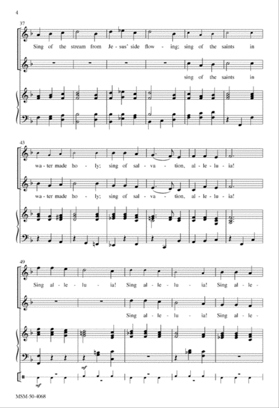 Day of Delight and Beauty Unbounded Unison Choir scores gallery preview page 4