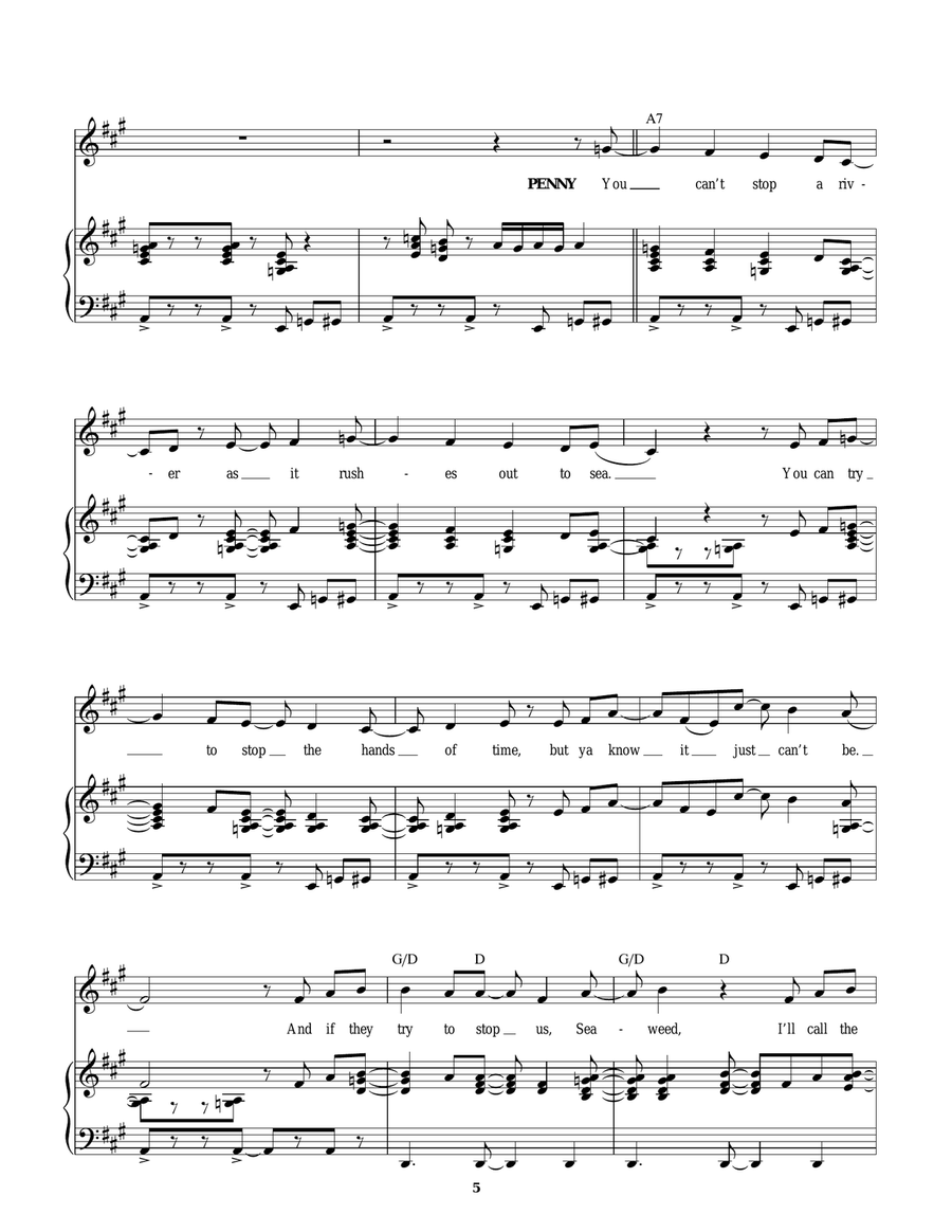 You Can't Stop The Beat You Can't Stop The Beat Guitar scores gallery preview page 5