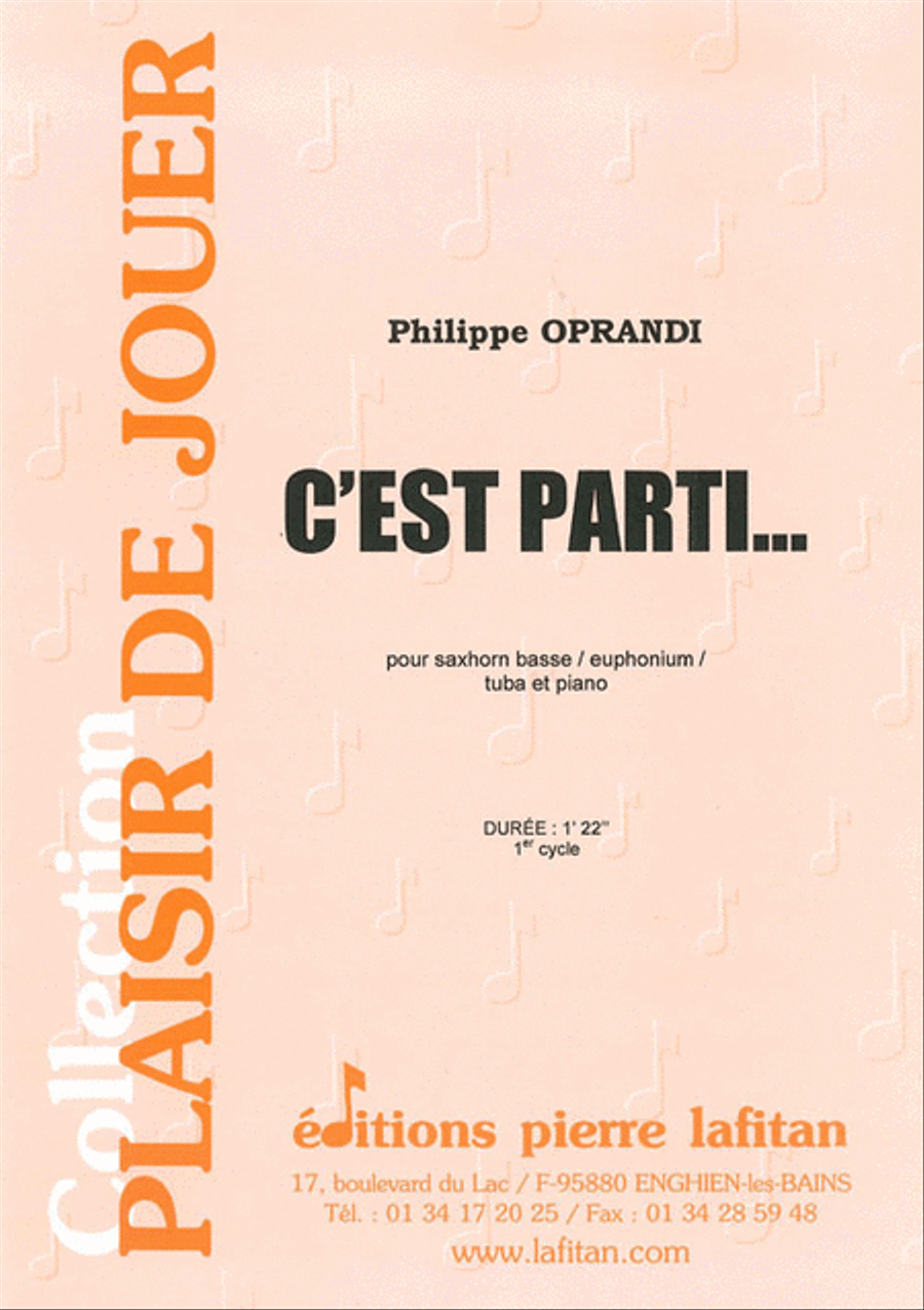 C'Est Parti? Euphonium scores gallery preview page 1