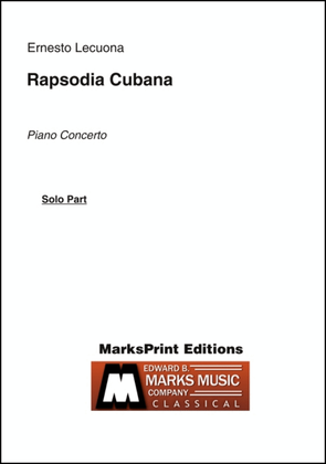 Book cover for Rapsodia Cubana (solo part)