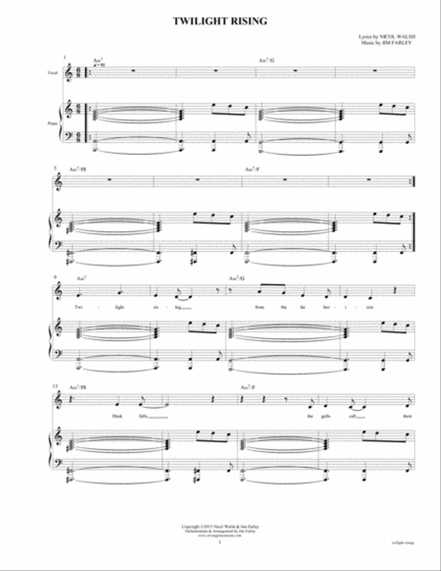 Twilight Rising Voice scores gallery preview page 3