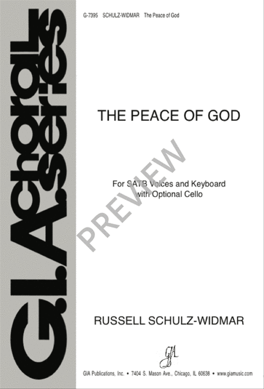 The Peace of God The Peace of God 4-Part scores gallery preview page 1