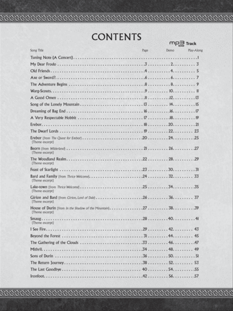 The Hobbit -- The Motion Picture Trilogy Instrumental Solos for Strings image number null