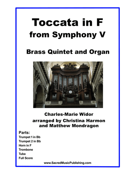 Widor Toccata in F from Symphony V for Brass Quintet and Organ image number null