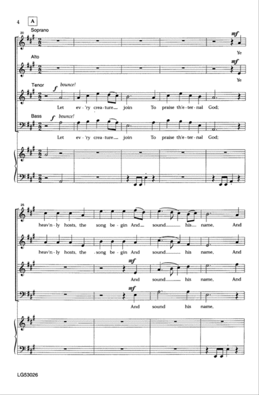 And Sing Eternally (New England Hymnody) (I. Creation - Zion's Hill - A Musical Concert) Choir scores gallery preview page 2