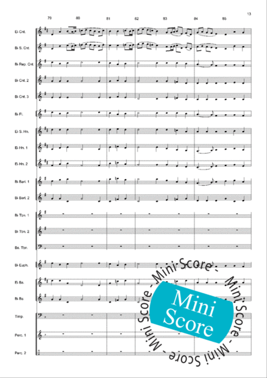 Fanfare, Dance and Choral Choir scores gallery preview page 17