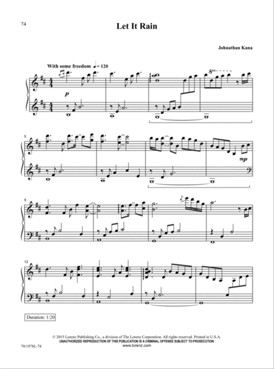 The Church Pianist's Library, Vol. 18 Piano Solo scores gallery preview page 26
