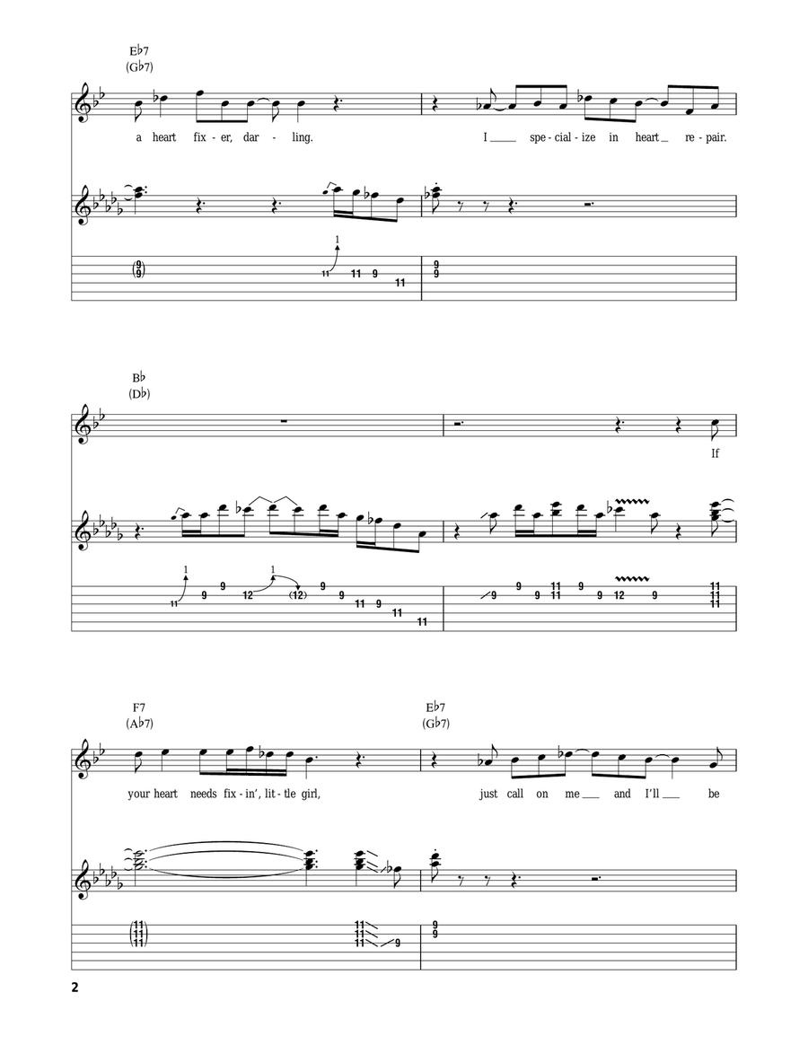 Heart Fixing Business Heart Fixing Business Acoustic Guitar scores gallery preview page 2