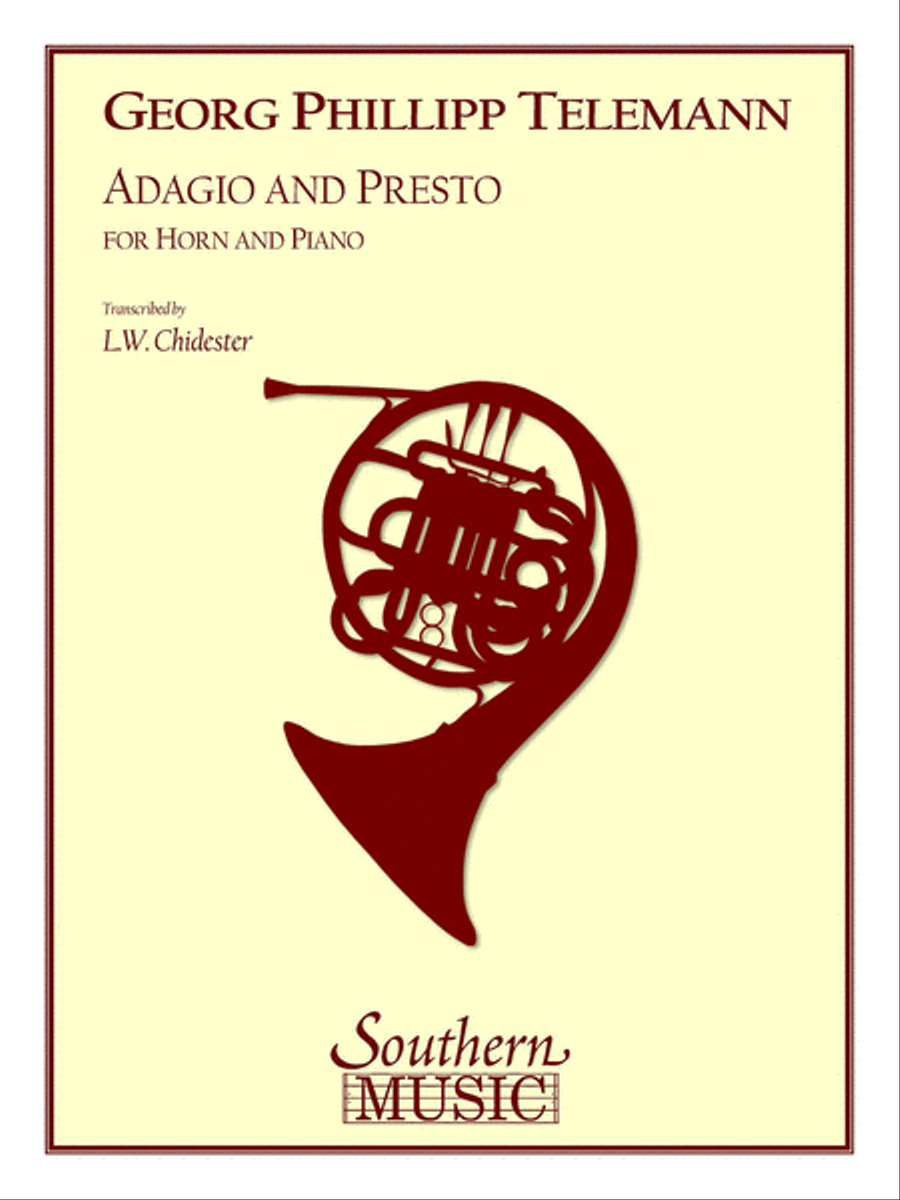 Adagio and Presto Adagio and Presto Piano Accompaniment scores gallery preview page 1