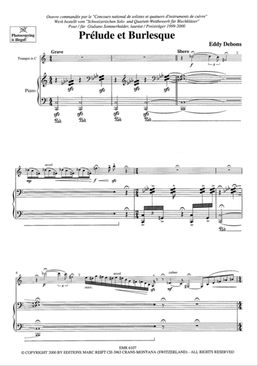 Prelude et Burlesque Prelude et Burlesque Cornet scores gallery preview page 3