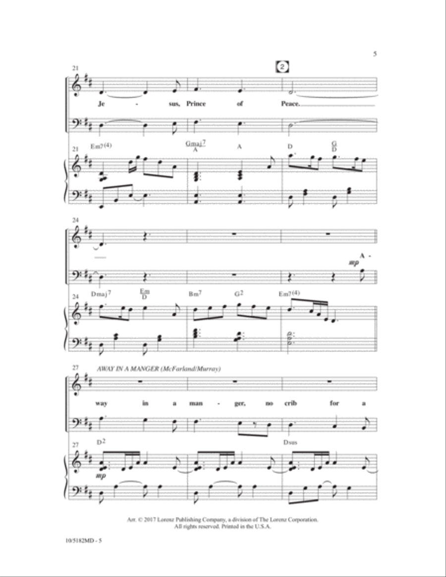 Jesus, Prince of Peace Jesus, Prince of Peace 4-Part scores gallery preview page 4