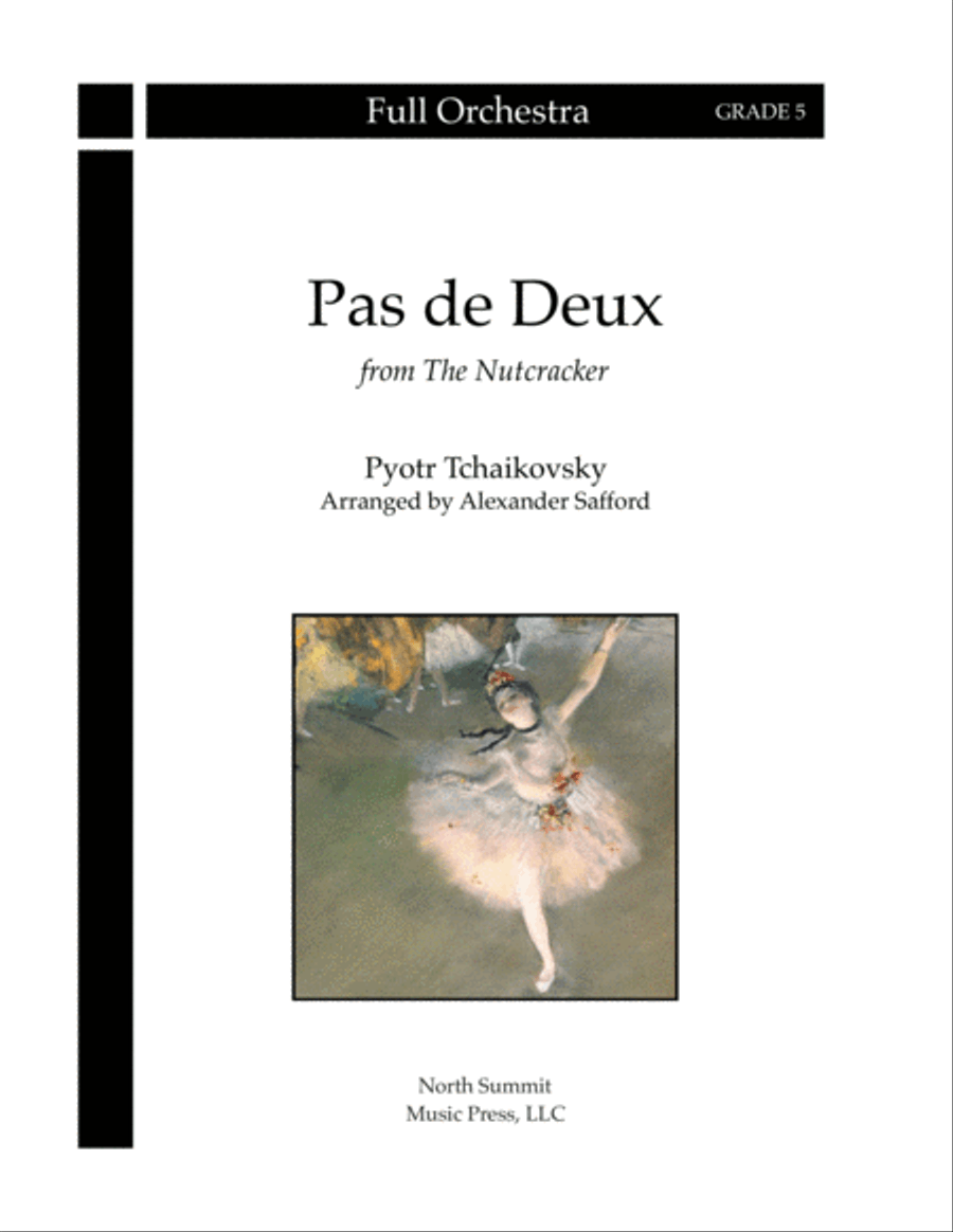Pas de Deux from the Nutcracker Score and Parts Full Orchestra scores gallery preview page 1