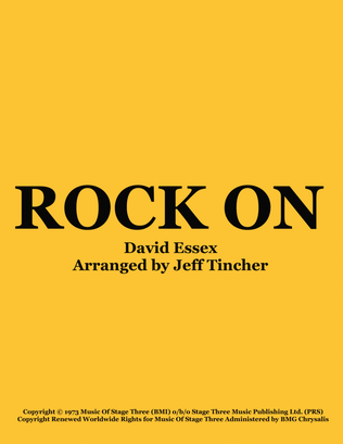 Book cover for Rock On