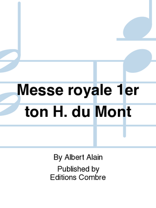 Book cover for Messe royale 1er ton H. du Mont