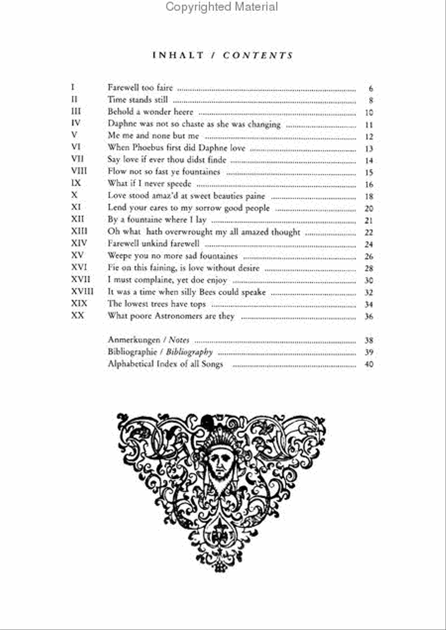 The Third Booke of Songs or Aires (Complete Lute Songs III) & Complete Lute Songs IV-Supplement Lute scores gallery preview page 2
