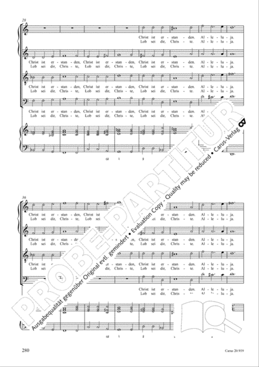 Opera varia I. Works with 1-7 parts (Complete edition, vol. 19) [Werke mit 1-7 obligaten Stimmen] Score scores gallery preview page 337