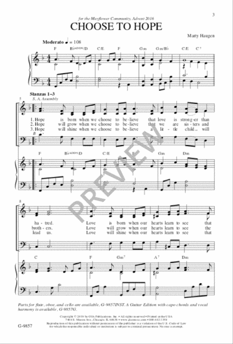 Choose to Hope 3-Part scores gallery preview page 4