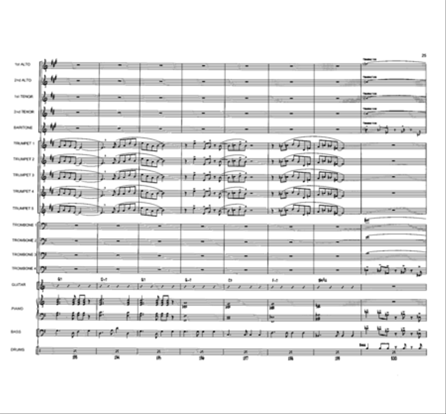 Northern Encounter Jazz Ensemble scores gallery preview page 26