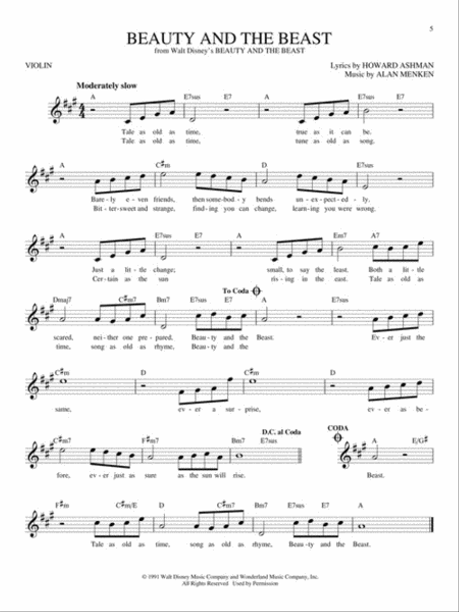 Easy Pop Melodies Violin Solo scores gallery preview page 4