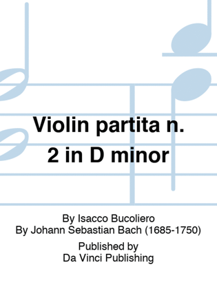 Violin partita n. 2 in D minor