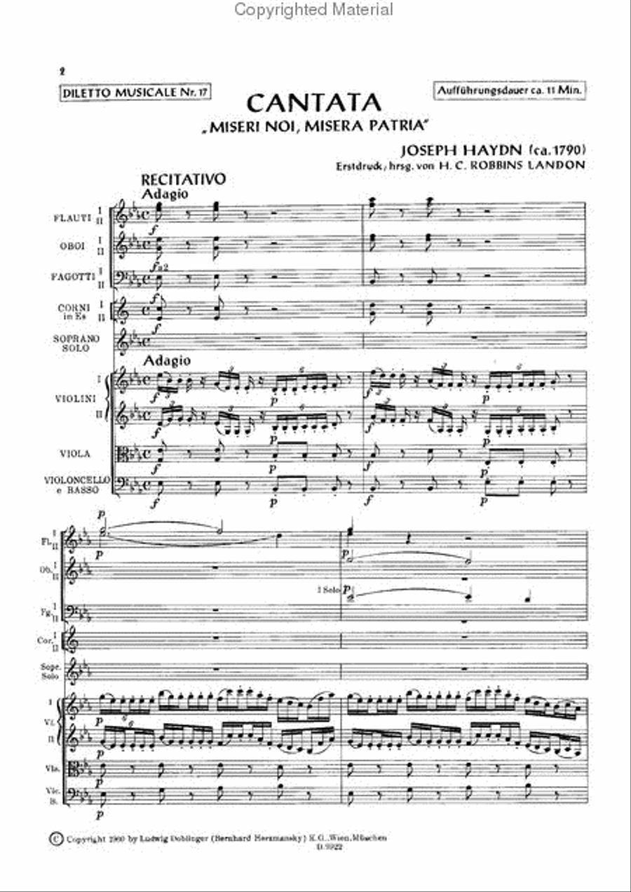 Miseri noi, misera patria Orchestra scores gallery preview page 2