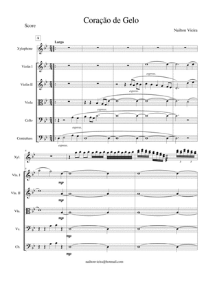 Coração de Gelo - Concertino para Xylophone and String Quintet