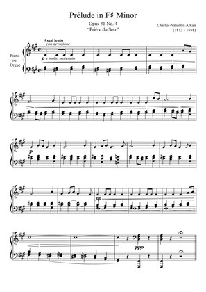 Prelude Opus 31 No. 4 in F# Minor