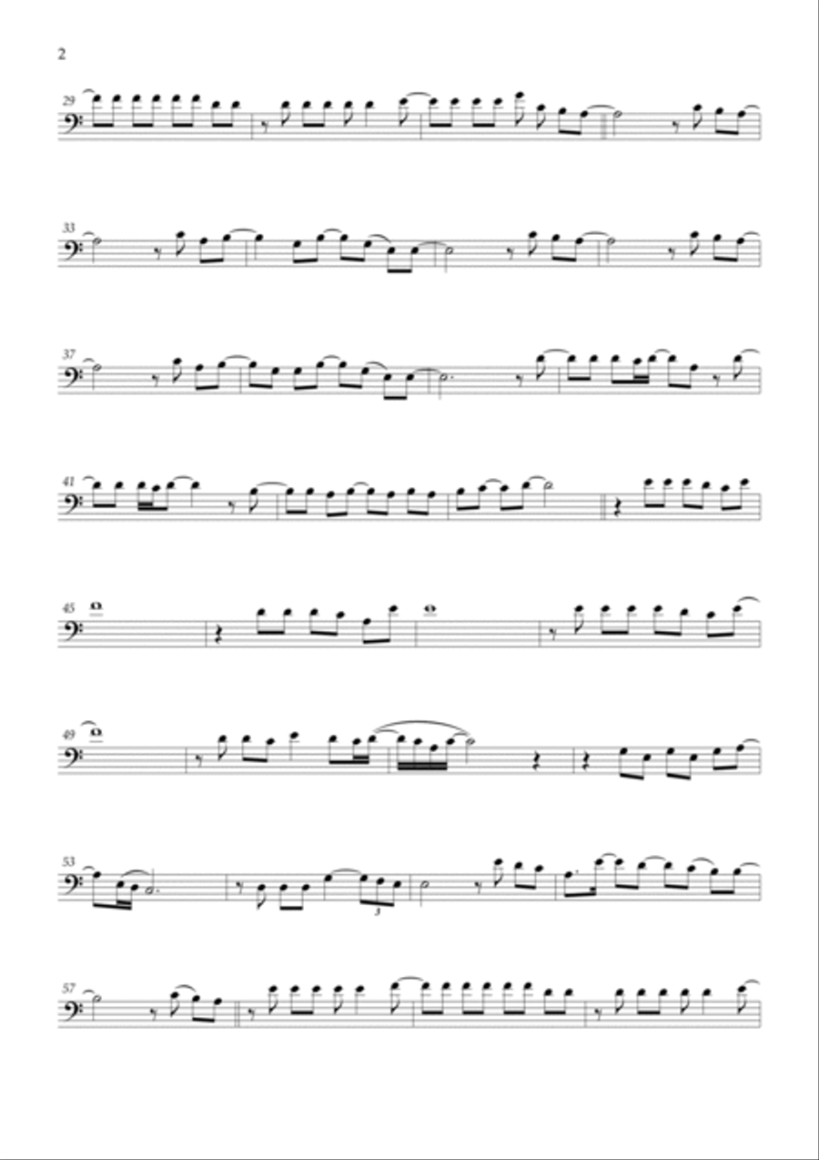 Flowers Double Bass scores gallery preview page 2