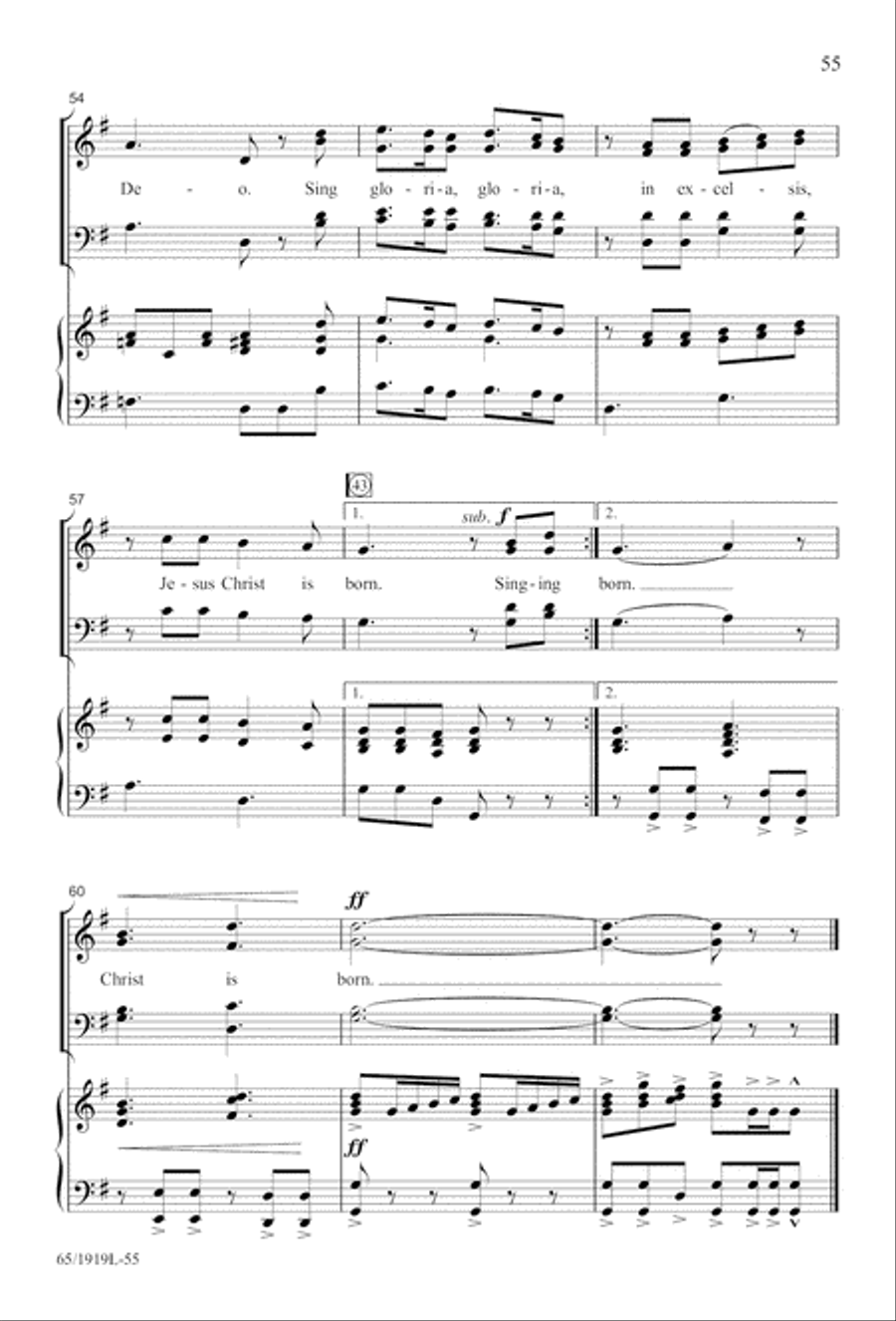 The Perfect Christmas The Perfect Christmas 4-Part scores gallery preview page 57
