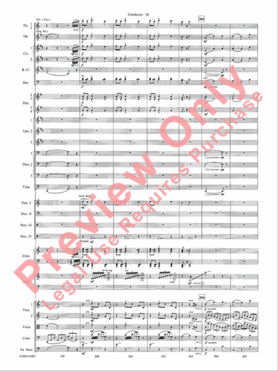 Harry Potter Symphonic Suite Full Orchestra scores gallery preview page 39