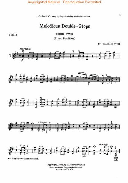 Melodious Double-Stops - Book 2 - Violin