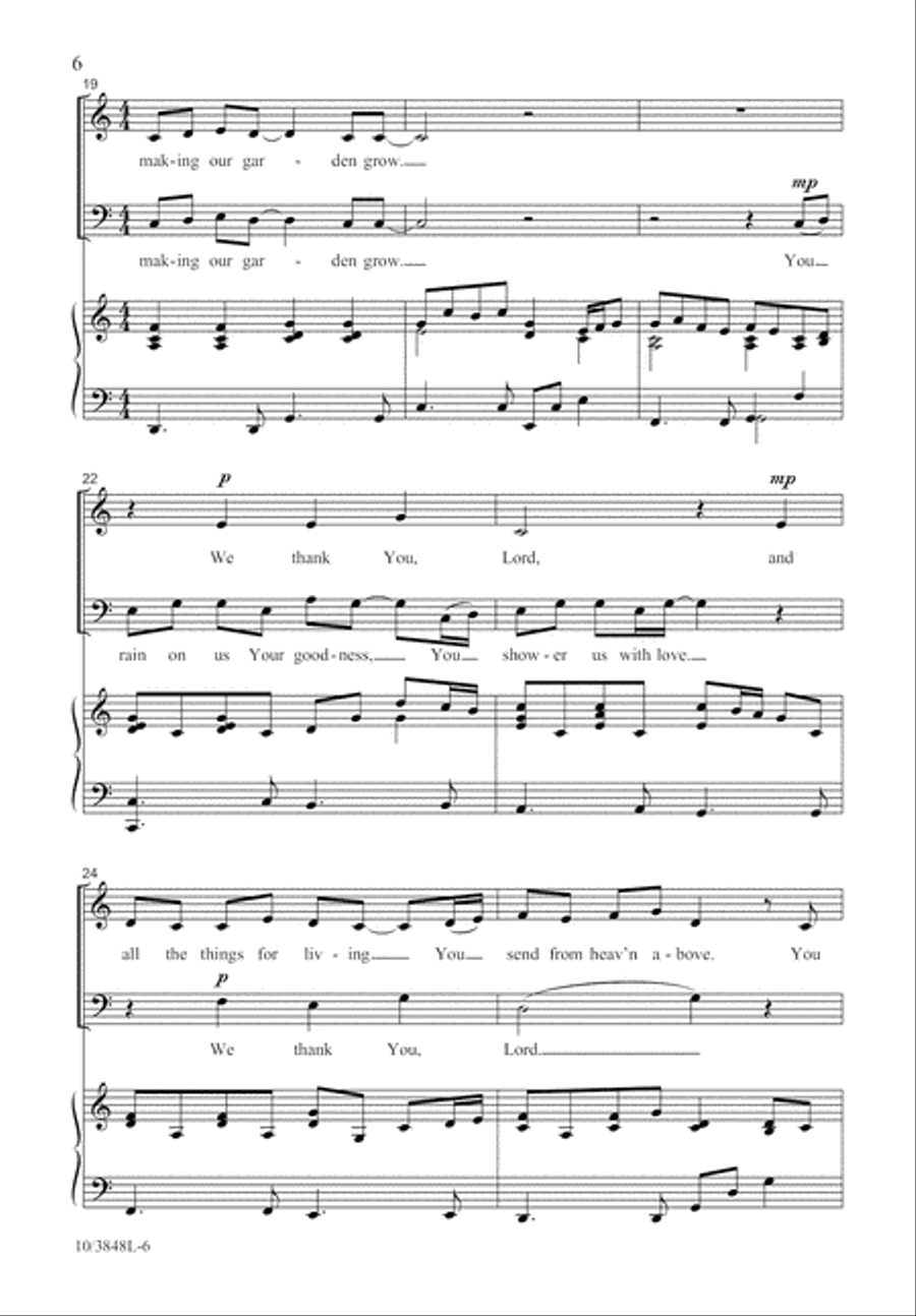 A Thanksgiving Garden 2-Part scores gallery preview page 6