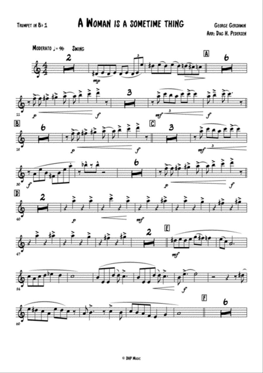 A Woman Is A Sometime Thing from PORGY AND BESS Small Ensemble scores gallery preview page 3