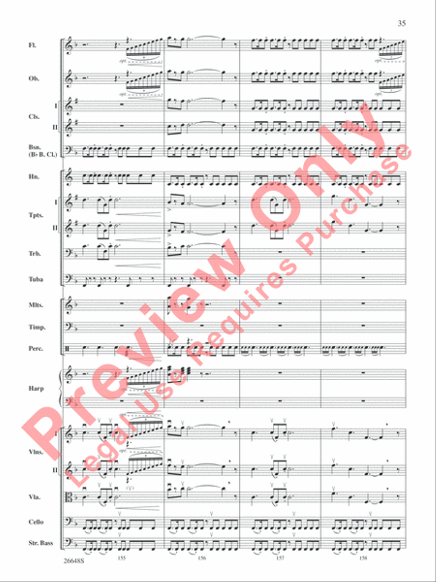 Superman Returns Full Orchestra scores gallery preview page 36