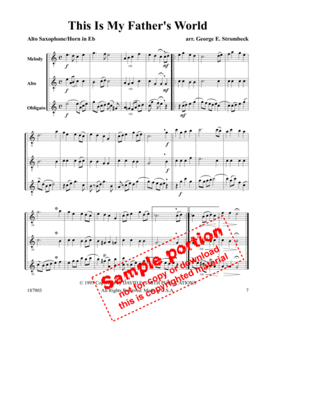 Hymns For Multiple Instruments- Vol. I, Bk5- Alto saxophones