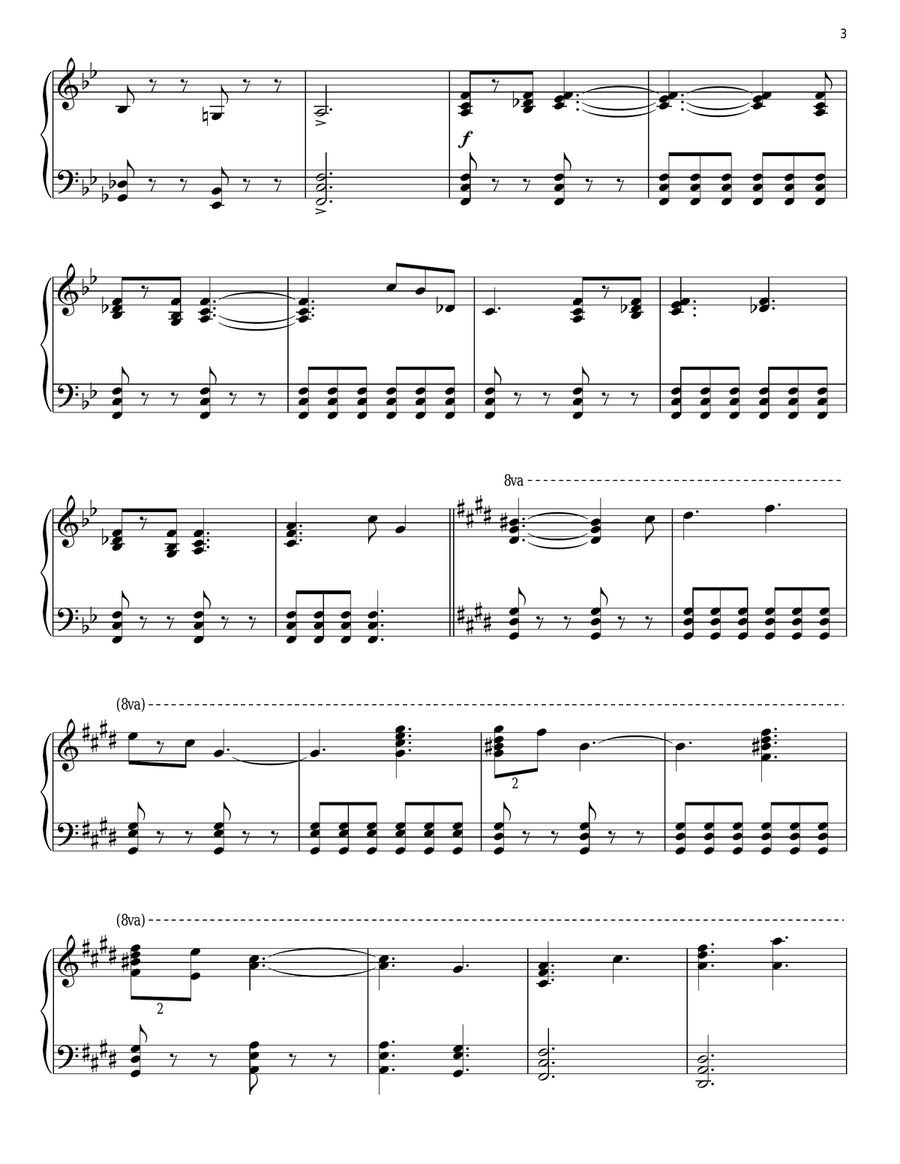 This Is Berk (from How to Train Your Dragon) Piano Solo scores gallery preview page 3