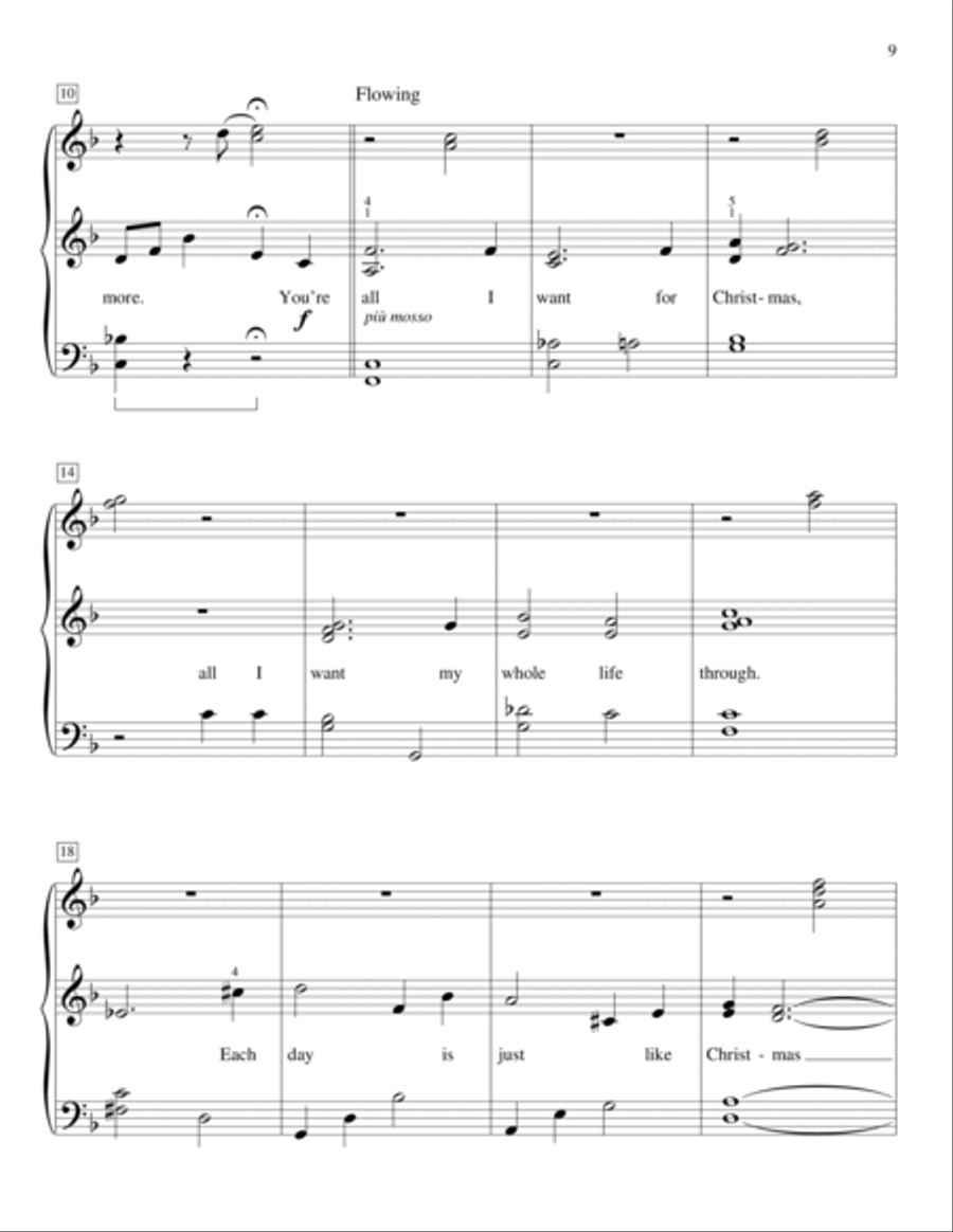 You're All I Want For Christmas Piano Method scores gallery preview page 2