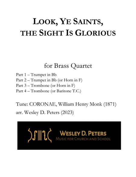 Look, Ye Saints, the Sight Is Glorious (Brass Quartet) image number null