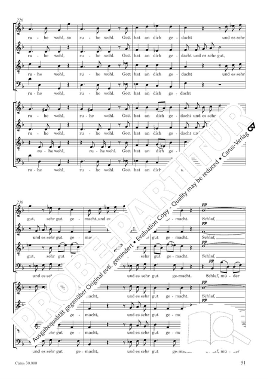 J.L. Bach: The complete motets Choir scores gallery preview page 58