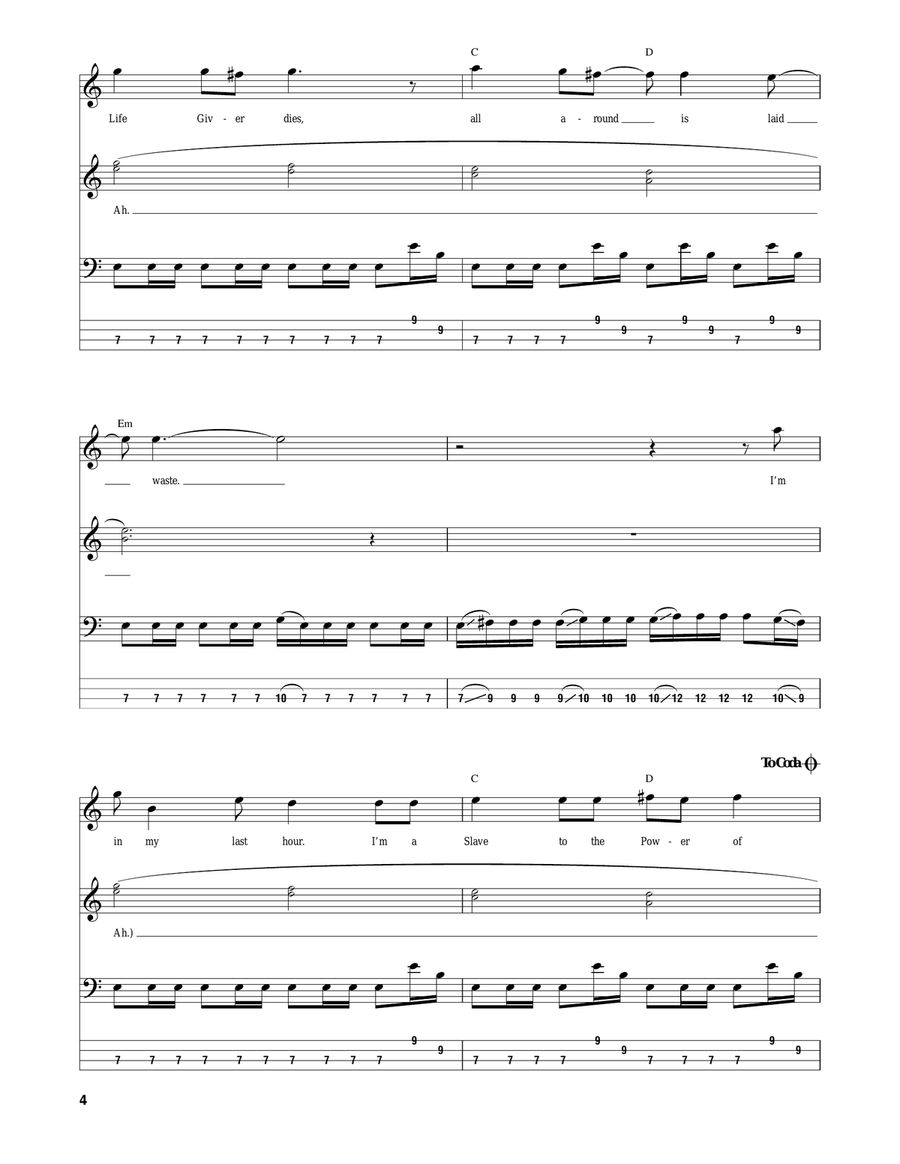Powerslave Electric Guitar scores gallery preview page 4