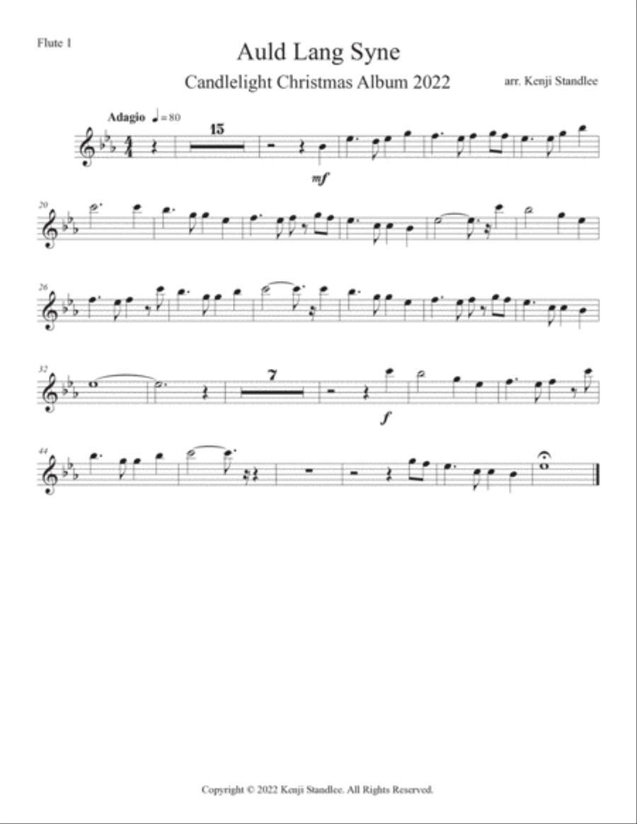 Auld Lang Syne Auld Lang Syne Woodwind Ensemble scores gallery preview page 5