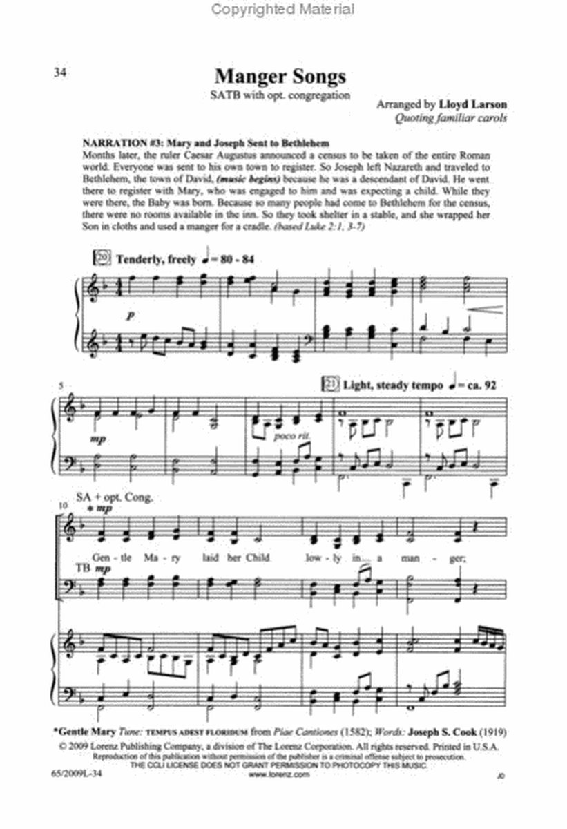 Rise Up! A New Light A-Comin’ - SATB Score with CD