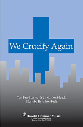 Book cover for We Crucify Again